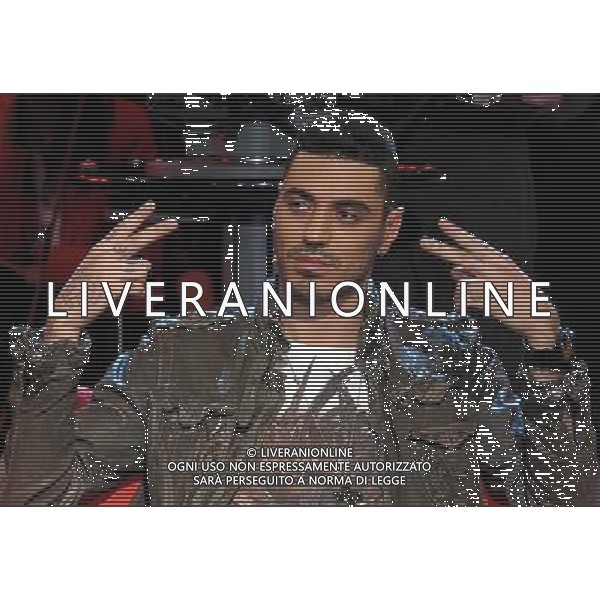 COLOGNO M.se (MI) 11/2/2012 STUDI TELEVISI DI MEDIASET TRASMISSIONE TELEVISIVA: -CIAMBRETTI NIGHT SHOW- NELLA FOTO IL RAPPER MARRACASH FOTO ROMANO/AG ALDO LIVERANI