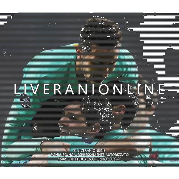 firo FuÃŸball,Fussball, 14.02.2012 Champions League Achtelfinale Hinspiel 2011/2012 Bayer Leverkusen - FC Barcelona 1:3 Tor JUbel zum 3:1 Lionel Messi obenauf Pedro $worldrightsEs gelten unsere AGB, einsehbar auf www.firosportphoto.de copyright by firo sportphoto: Coesfelder Str.207 48249 DÃ¼lmen www.firosportphoto.de mail@firosportphoto.de (V o l k s b a n k B o c h u m - W i t t e n ) BLZ.: 430 601 29 Kt. Nr.: 341 117 100 Tel:Â  02594 - 9916004 Fax:Â 02594 - 9916005 Champions League, Bayer Leverkusen Barcellona 1-3 ©AG ALDO LIVERANI SAS - ITALY ONLY *** Local Caption *** .