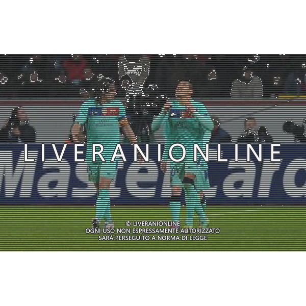 firo Fu§ball,Fussball, 14.02.2012 UEFA Champions League, Saison 2011/2012 Bayer 04 Leverkusen - FC Barcelona 1:3 Torjubel, Jubel, Alexis Sanchez, Barcelona, Tor zum 1:2, Gestik $worldrightsEs gelten unsere AGB, einsehbar auf www.firosportphoto.de copyright by firo sportphoto: Coesfelder Stra§e 207Ê 48249 D † L M E N (Duelmen) www.firosportphoto.de mail@firosportphoto.de (V o l k s b a n k B o c h u m - W i t t e n ) BLZ.: 430 601 29 Kt. Nr.: 341 117 100 Tel:Ê 02594-9916004 Fax:Ê 02594-9916005 Champions League, Bayer Leverkusen Barcellona 1-3 ©AG ALDO LIVERANI SAS - ITALY ONLY *** Local Caption *** .