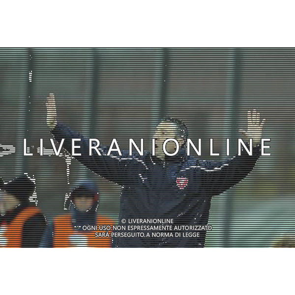 Campionato Lega Pro 2^ Divisione Girone B Perugia stagione 2011 2012 Nella foto: il mister del Perugia Pierfrancesco Battistini AG ALDO LIVERANI S A S