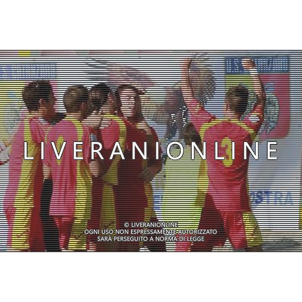 US CATANZARO CALCIO 2011/2012 NELLA FOTO ESULTANZA GIOCATORI FOTO CATANZARO-AG ALDO LIVERANI S A S
