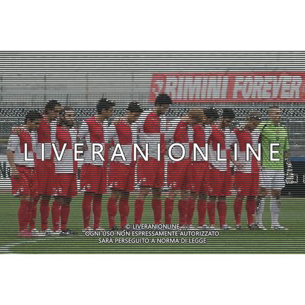 06-11-11 Rimini - Calcio Rimini vs Renate - formazione - photo Petrangeli AG ALDO LIVERANI S A S ONLY ITALY