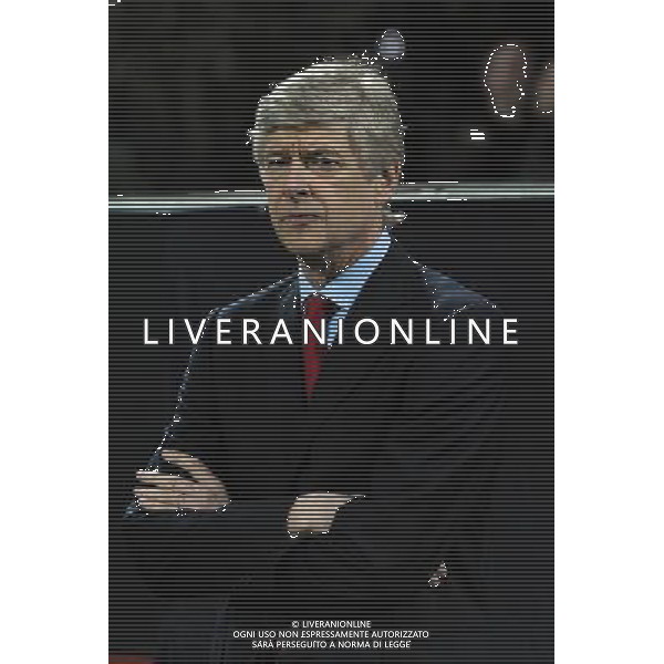 UEFA Champions League 2011/2012 Ottavi di Finale Andata Milano - 15.02.2012 Milan-Arsenal Nella Foto:wenger arsene /Ph.Vitez-Ag. Aldo Liverani
