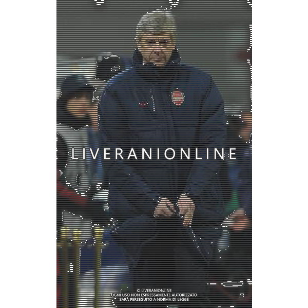UEFA Champions League 2011/2012 Ottavi di Finale Andata Milano - 15.02.2012 Milan-Arsenal Nella Foto:wenger arsene /Ph.Vitez-Ag. Aldo Liverani