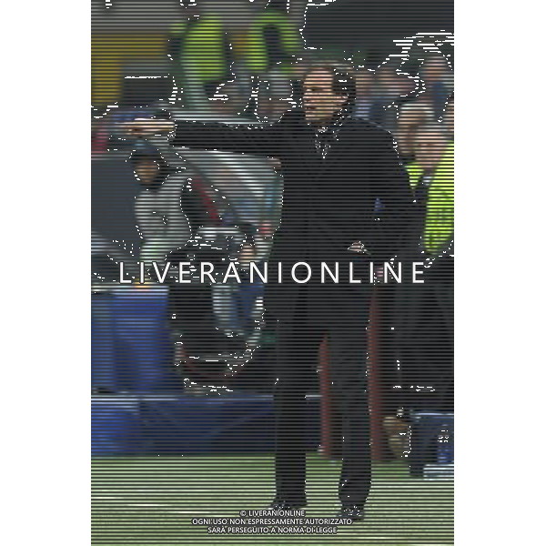 UEFA Champions League - Ottavi di finale gara di andata Milano 15-02-2012 Milan - Arsenal nella foto: Massimiliano Allegri allenatore del Milan foto Roberto Garavaglia - ag. Aldo Liverani sas