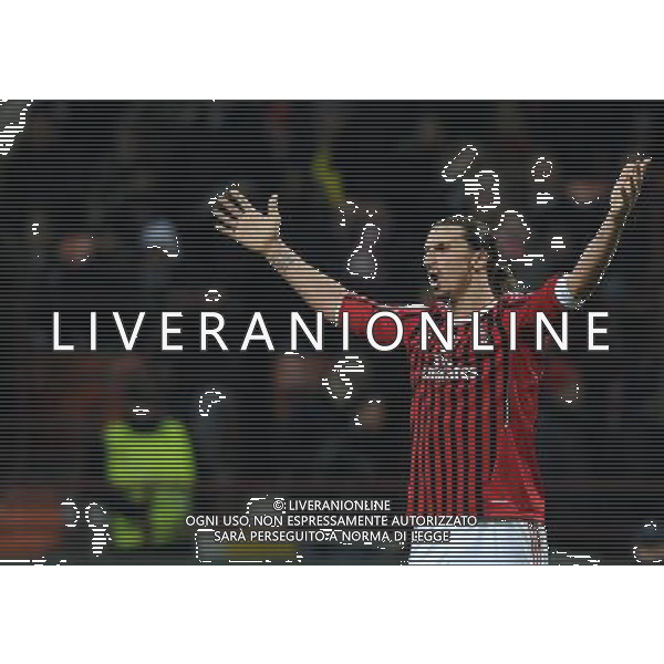 UEFA Champions League 2011/2012 Ottavi di Finale Andata Milano - 15.02.2012 Milan-Arsenal Nella Foto:Zlatan Ibrahimovic /Ph.Vitez-Ag. Aldo Liverani