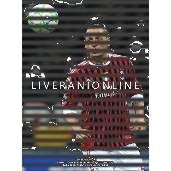 UEFA Champions League 2011/2012 Ottavi di Finale Andata Milano - 15.02.2012 Milan-Arsenal Nella Foto:Philippe Mexes /Ph.Vitez-Ag. Aldo Liverani