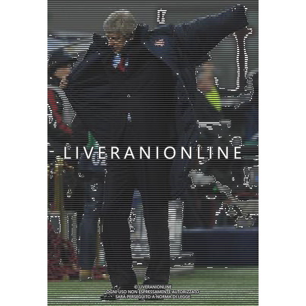 UEFA Champions League 2011/2012 Ottavi di Finale Andata Milano - 15.02.2012 Milan-Arsenal Nella Foto:Arsene Wenger /Ph.Vitez-Ag. Aldo Liverani