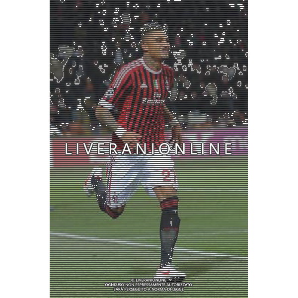 UEFA Champions League - Ottavi di finale gara di andata Milano 15-02-2012 Milan - Arsenal nella foto: esultanza dopo il gol di prince Boateng del 1 a 0 foto Roberto Garavaglia - ag. Aldo Liverani sas
