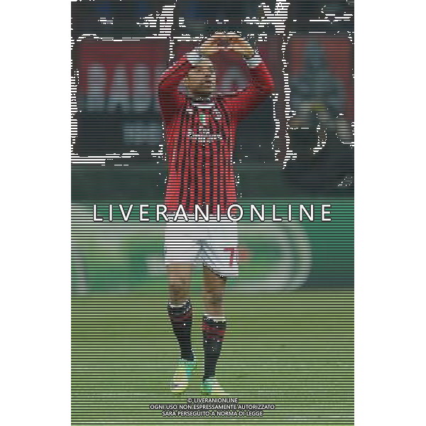 UEFA Champions League - Ottavi di finale gara di andata Milano 15-02-2012 Milan - Arsenal nella foto: esultanza dopo il gol di Robinho foto Roberto Garavaglia - ag. Aldo Liverani sas