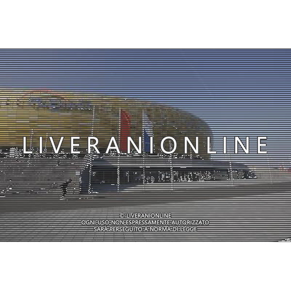 GDANSK 23.10.2011 N Z STADION PGE ARENA GDANSK TOR ROLKARSKI WROTKARSKI ROLKI WROTKI FOT MICHAL FLUDRA / NEWSPIX.PL --- Newspix.pl EDIZIONE EUROPEI 2012 UCRAINA POLONIA CALCIO STADI AG ALDO LIVERANI SAS - ITALY ONLY - *** Local Caption *** _