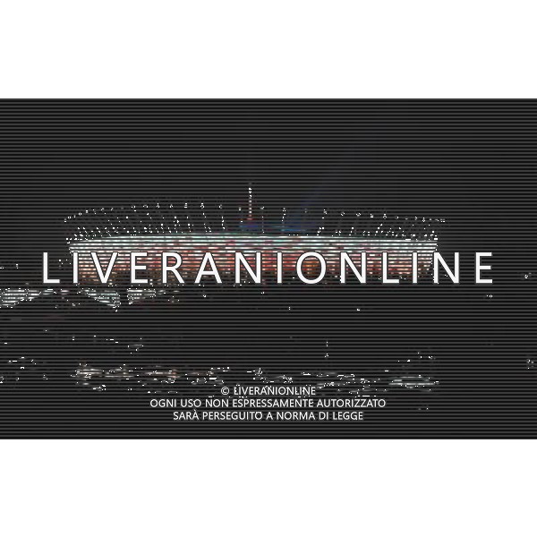 29.01.2012 warszawa STADION NARODOWYOTWARCIE FAJERWERKI SZTUCZNE OGNIE FOT DAMIAN BURZYKOWSKI / NEWSPIX.PL --- Newspix.pl EDIZIONE EUROPEI 2012 UCRAINA POLONIA CALCIO STADI AG ALDO LIVERANI SAS - ITALY ONLY - *** Local Caption *** _