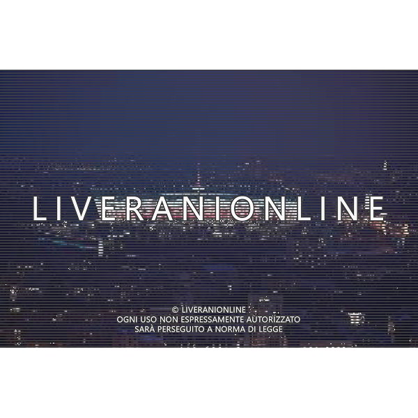 WARSZAWA 25/01/2012 STADION NARODOWY , NOC , WIDOK , PANORAMA , ILUSTRACJA RAFL MESZKA / NEWSPIX.PL --- Newspix.pl EDIZIONE EUROPEI 2012 UCRAINA POLONIA CALCIO STADI AG ALDO LIVERANI SAS - ITALY ONLY - *** Local Caption *** _