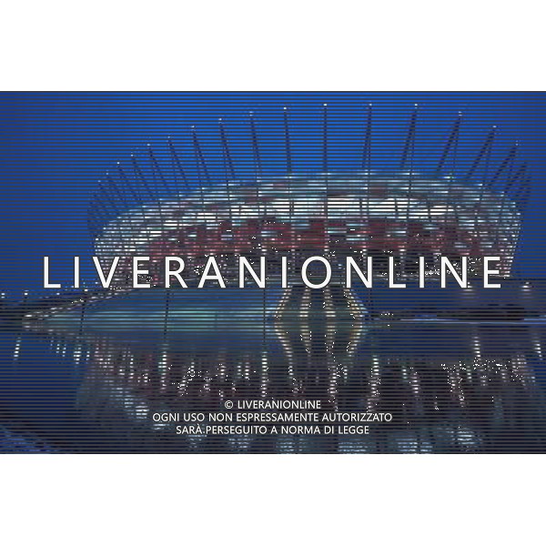 WARSZAWA 15/01/2012 STADION NARODOWY , ILUSTRACJA , MURATOR RAFAL MESZKA / NEWPSIX.PL --- Newspix.pl EDIZIONE EUROPEI 2012 UCRAINA POLONIA CALCIO STADI AG ALDO LIVERANI SAS - ITALY ONLY - *** Local Caption *** _