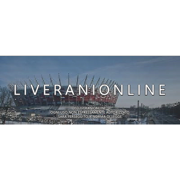 WARSZAWA 28/01/2012 STADION NARODWY , WIDOK , MURATOR , ILUSTARCJA RAFAL MESZKA / NEWSPIX.PL --- Newspix.pl EDIZIONE EUROPEI 2012 UCRAINA POLONIA CALCIO STADI AG ALDO LIVERANI SAS - ITALY ONLY - *** Local Caption *** _