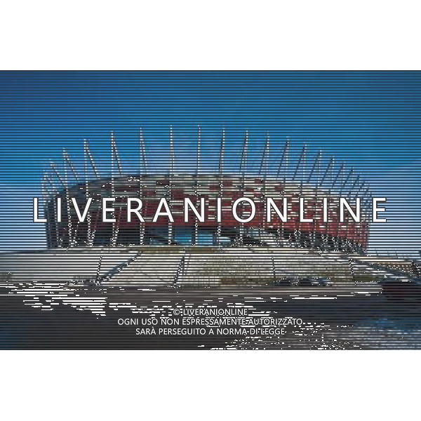 WARSZAWA 28/01/2012 STADION NARODWY , WIDOK , MURATOR , ILUSTARCJA RAFAL MESZKA / NEWSPIX.PL --- Newspix.pl EDIZIONE EUROPEI 2012 UCRAINA POLONIA CALCIO STADI AG ALDO LIVERANI SAS - ITALY ONLY - *** Local Caption *** _