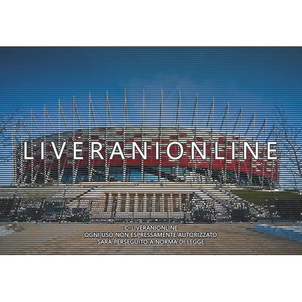 WARSZAWA 28/01/2012 STADION NARODWY , WIDOK , MURATOR , ILUSTARCJA RAFAL MESZKA / NEWSPIX.PL --- Newspix.pl EDIZIONE EUROPEI 2012 UCRAINA POLONIA CALCIO STADI AG ALDO LIVERANI SAS - ITALY ONLY - *** Local Caption *** _