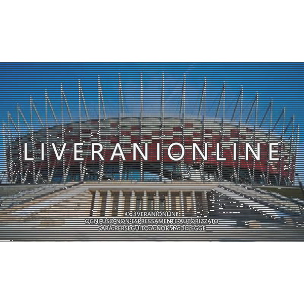 WARSZAWA 28/01/2012 STADION NARODWY , WIDOK , MURATOR , ILUSTARCJA RAFAL MESZKA / NEWSPIX.PL --- Newspix.pl EDIZIONE EUROPEI 2012 UCRAINA POLONIA CALCIO STADI AG ALDO LIVERANI SAS - ITALY ONLY - *** Local Caption *** _