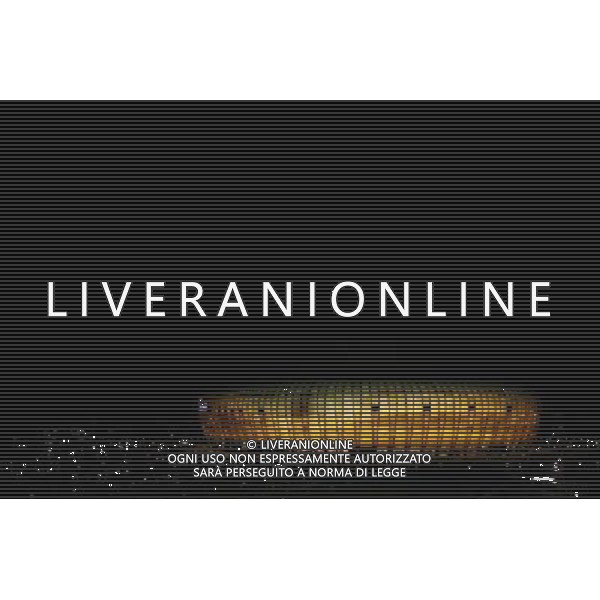 GDANSK , PGE ARENA 28.11.2011 T MOBILE EKSTRAKLASA PILKA NOZNA MECZ LECHIA GDANSK VS RUCH CHORZOW POLISH FOOTBALL LEAGUE MATCH LECHIA GDANSK VS RUCH CHORZOW NZ PGE Arena stadion widok ogolny zewnatrz podswietlenie iluminacja euro 2012 general view night noc kibic fan parking auto samochod car lot FOT. WOJCIECH FIGURSKI / NEWSPIX.PL --- Newspix.pl EDIZIONE EUROPEI 2012 UCRAINA POLONIA CALCIO STADI AG ALDO LIVERANI SAS - ITALY ONLY - *** Local Caption *** _