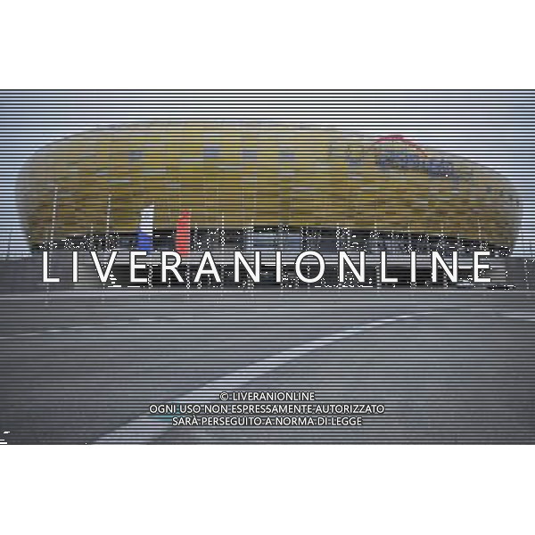 GDANSK 11.08.2011 PGE ARENA GDANSK PILKA NOZNA T-MOBILE EKSTRAKLASA SEZON 2011/2012 POLAND POLISH EKSTRAKLASA FOOTBALL SOCCER STADION OSTATNIE PRACE NA STADIONIE PRZED MECZEM Z CRACOVIA TRENING LECHIA GDANSK N/Z FOT PIOTR MATUSEWICZ / PRESSFOCUS NEWSPIXPL --- Newspix.pl EDIZIONE EUROPEI 2012 UCRAINA POLONIA CALCIO STADI AG ALDO LIVERANI SAS - ITALY ONLY - *** Local Caption *** _