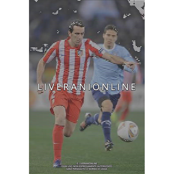 Roma - 16/02/2012 - Stadio Olimpico - Uefa Europa League 2011/2012 - andata sedicesimi di finale - Lazio vs Atletico Madrid - nella foto: Diego Godin å© Ag. Aldo Liverani sas