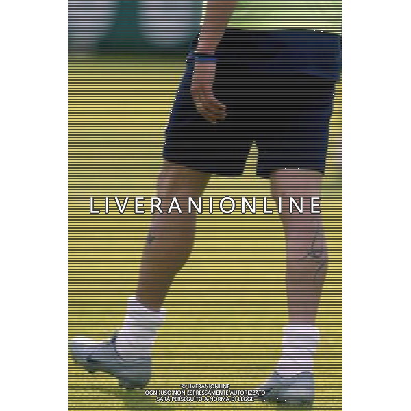 Coverciano, ( Firenze ) Tatuaggi dei giocatori della Nazionale in ritiro Nella foto: Materazzi Marco Ph Gianni Nucci / Aldo Liverani