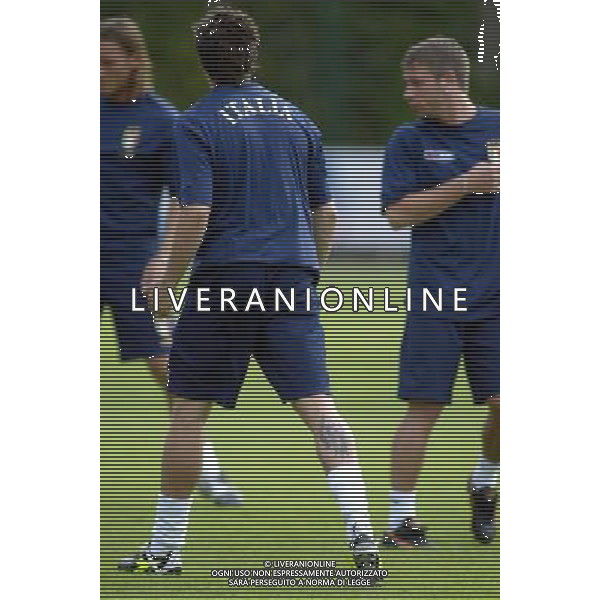 Coverciano, ( Firenze ) Tatuaggi dei giocatori della Nazionale in ritiro Nella foto: Oddo Massimo Ph Gianni Nucci / Aldo Liverani