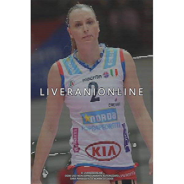 Monza - 16/02/2012 Supercoppa Italiana pallavolo femminile Norda Foppapedretti Bergamo - MC Carnaghi Villa Cortese nella foto: Iuliana Nucu (Norda Foppapedretti Bergamo) foto Roberto Garavaglia - ag. Aldo Liverani sas