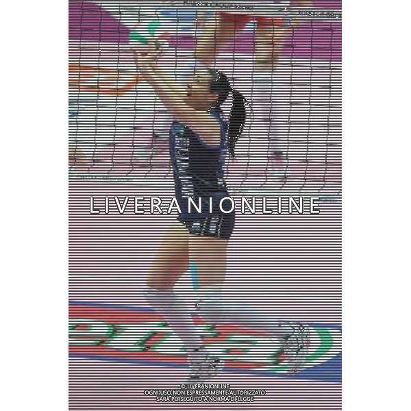 Monza - 16/02/2012 Supercoppa Italiana pallavolo femminile Norda Foppapedretti Bergamo - MC Carnaghi Villa Cortese nella foto: Lindsey Berg (MC Carnaghi Villa Cortese) foto Roberto Garavaglia - ag. Aldo Liverani sas