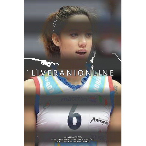 Monza - 16/02/2012 Supercoppa Italiana pallavolo femminile Norda Foppapedretti Bergamo - MC Carnaghi Villa Cortese nella foto: Angela Gabbiadini (Norda Foppapedretti Bergamo) foto Roberto Garavaglia - ag. Aldo Liverani sas