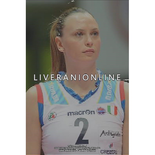 Monza - 16/02/2012 Supercoppa Italiana pallavolo femminile Norda Foppapedretti Bergamo - MC Carnaghi Villa Cortese nella foto: Iuliana Nucu (Norda Foppapedretti Bergamo) foto Roberto Garavaglia - ag. Aldo Liverani sas