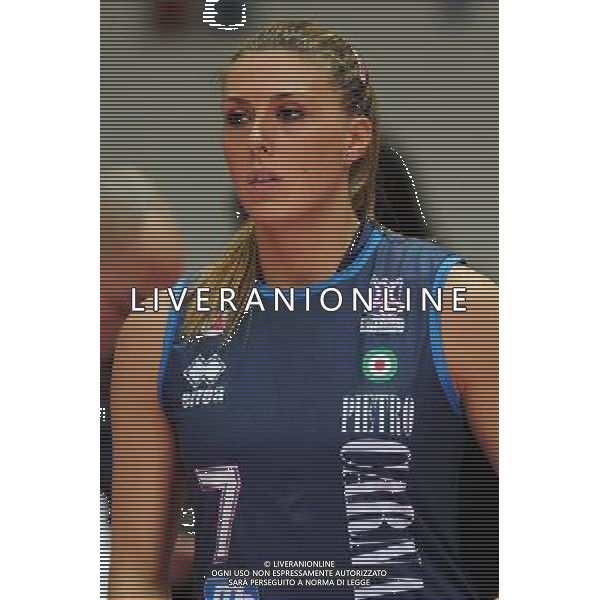 Monza - 16/02/2012 Supercoppa Italiana pallavolo femminile Norda Foppapedretti Bergamo - MC Carnaghi Villa Cortese nella foto: Martina Guiggi (MC Carnaghi Villa Cortese) foto Roberto Garavaglia - ag. Aldo Liverani sas
