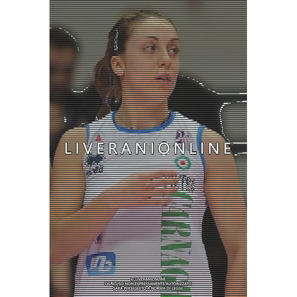 Monza - 16/02/2012 Supercoppa Italiana pallavolo femminile Norda Foppapedretti Bergamo - MC Carnaghi Villa Cortese nella foto: Ramona Puerari (MC Carnaghi Villa Cortese) foto Roberto Garavaglia - ag. Aldo Liverani sas