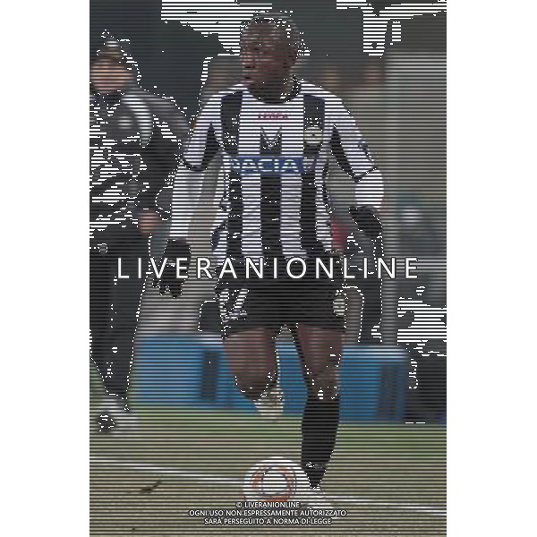 UDINE 16/02/2012 UEFA EUROPA LEAGUE 2011/2012 UDINESE vs PAOK NELLA FOTO: PABLO ARMERO FOTO PAOLA GARBUIO/AG.ALDO LIVERANI