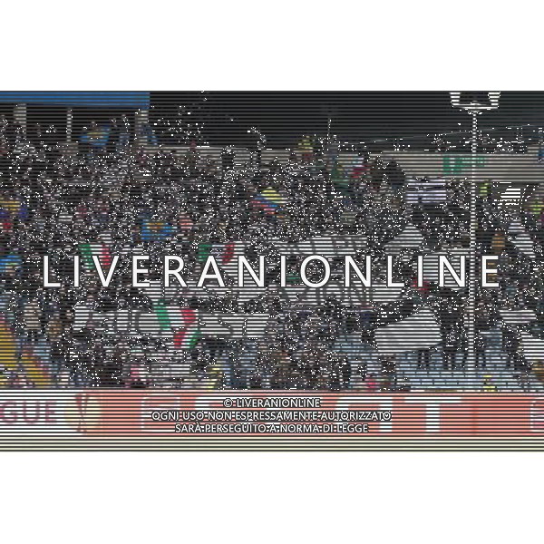 UDINE 16/02/2012 UEFA EUROPA LEAGUE 2011/2012 UDINESE vs PAOK NELLA FOTO: CURVA TIFOSI UDINESE FOTO PAOLA GARBUIO/AG.ALDO LIVERANI