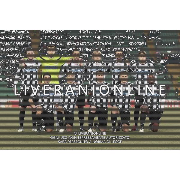 UDINE 16/02/2012 UEFA EUROPA LEAGUE 2011/2012 UDINESE vs PAOK NELLA FOTO: FORMAZIONE UDINESE FOTO PAOLA GARBUIO/AG.ALDO LIVERANI
