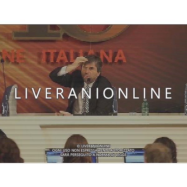 62mo FESTIVAL DELLA CANZONE ITALIANA Gianmarco Mazzi lascia la direzione artistica del Festival di Sanremo. Lo ha annunciato lo stesso Mazzi in conferenza stampa all\'Ariston Roof. ph.gazzaniga/AGENZIA ALDO LIVERANI SAS