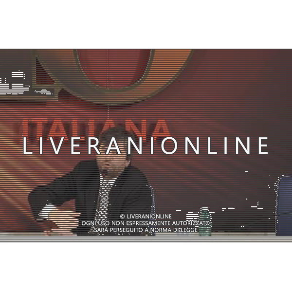 62mo FESTIVAL DELLA CANZONE ITALIANA Gianmarco Mazzi lascia la direzione artistica del Festival di Sanremo. Lo ha annunciato lo stesso Mazzi in conferenza stampa all\'Ariston Roof. ph.gazzaniga/AGENZIA ALDO LIVERANI SAS