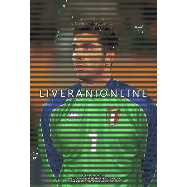 ITALIA NAZIONALE DI CALCIO 2000 NELLA FOTO BUFFON GIANLUIGI FOTO ALDO LIVERANI