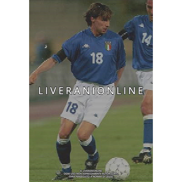 ITALIA NAZIONALE DI CALCIO 2000 NELLA FOTO CHIESA ENRICO FOTO ALDO LIVERANI