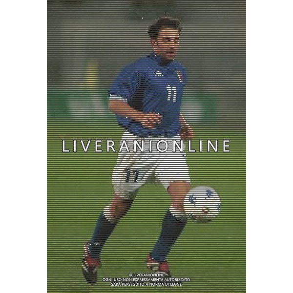 ITALIA NAZIONALE DI CALCIO 2000 NELLA FOTO DEL PIERO ALESSANDRO FOTO ALDO LIVERANI