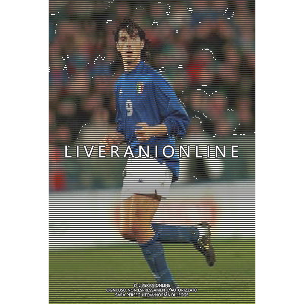 ITALIA NAZIONALE DI CALCIO 2000 NELLA FOTO DEL VECCHIO MARCO FOTO ALDO LIVERANI