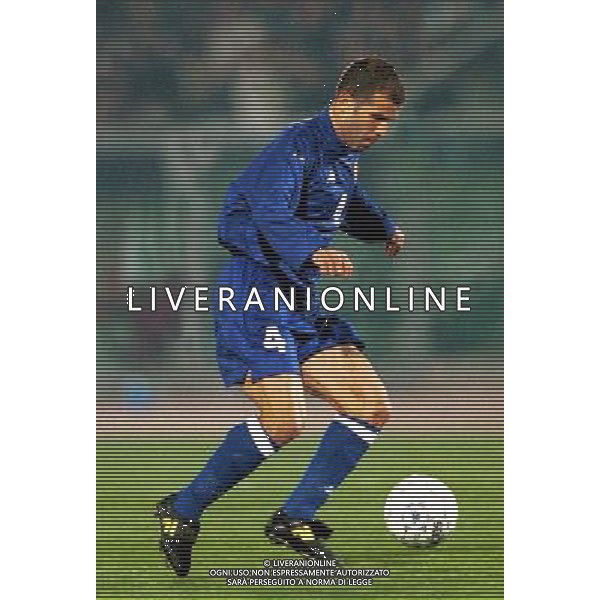 ITALIA NAZIONALE DI CALCIO 2000 NELLA FOTO DI BIAGIO LUIGI FOTO ALDO LIVERANI