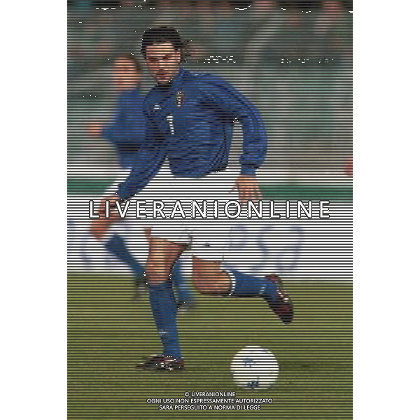 ITALIA NAZIONALE DI CALCIO 2000 NELLA FOTO FIORE STEFANO FOTO ALDO LIVERANI