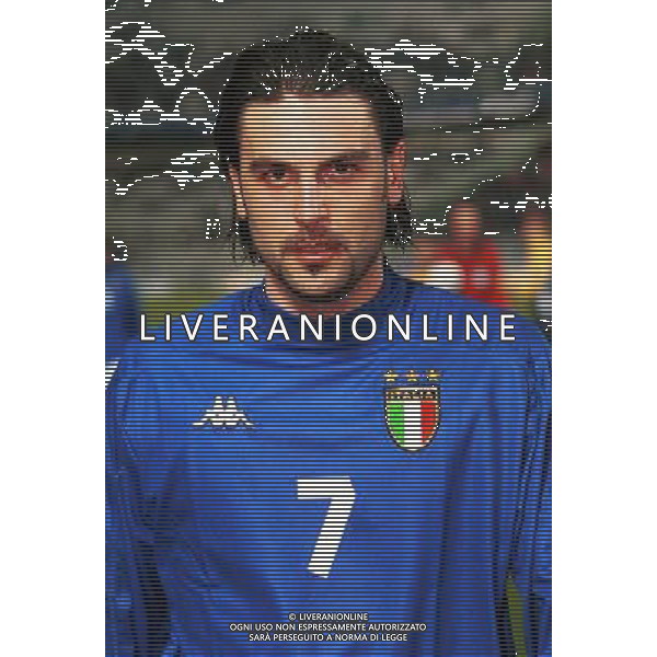 ITALIA NAZIONALE DI CALCIO 2000 NELLA FOTO FIORE STEFANO FOTO ALDO LIVERANI