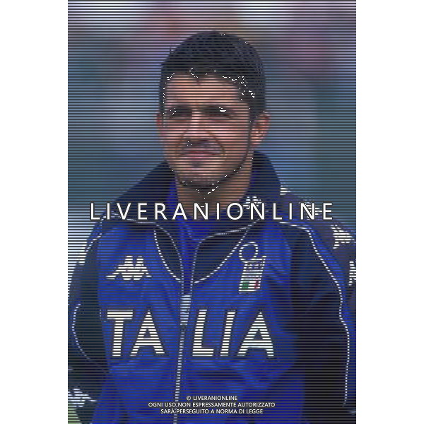 ITALIA NAZIONALE DI CALCIO 2000 NELLA FOTO GATTUSO GENNARO FOTO ALDO LIVERANI