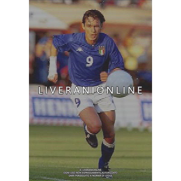 ITALIA NAZIONALE DI CALCIO 2000 NELLA FOTO INZAGHI FILIPPO FOTO ALDO LIVERANI