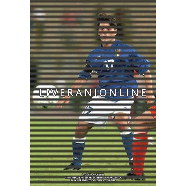 ITALIA NAZIONALE DI CALCIO 2000 NELLA FOTO MONTELLA VINCENZO FOTO ALDO LIVERANI