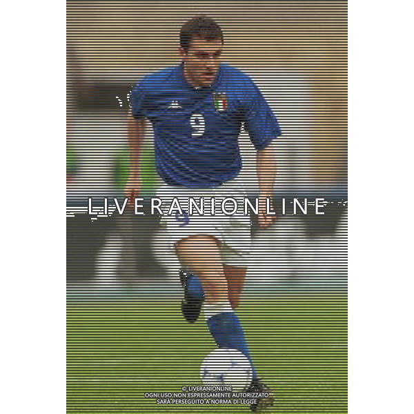 ITALIA NAZIONALE DI CALCIO 2000 NELLA FOTO VIERI CRISTIAN FOTO ALDO LIVERANI