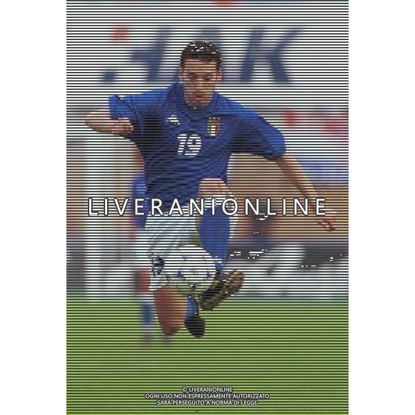 ITALIA NAZIONALE DI CALCIO 2000 NELLA FOTO ZAMBROTTA GIANLUCA FOTO ALDO LIVERANI